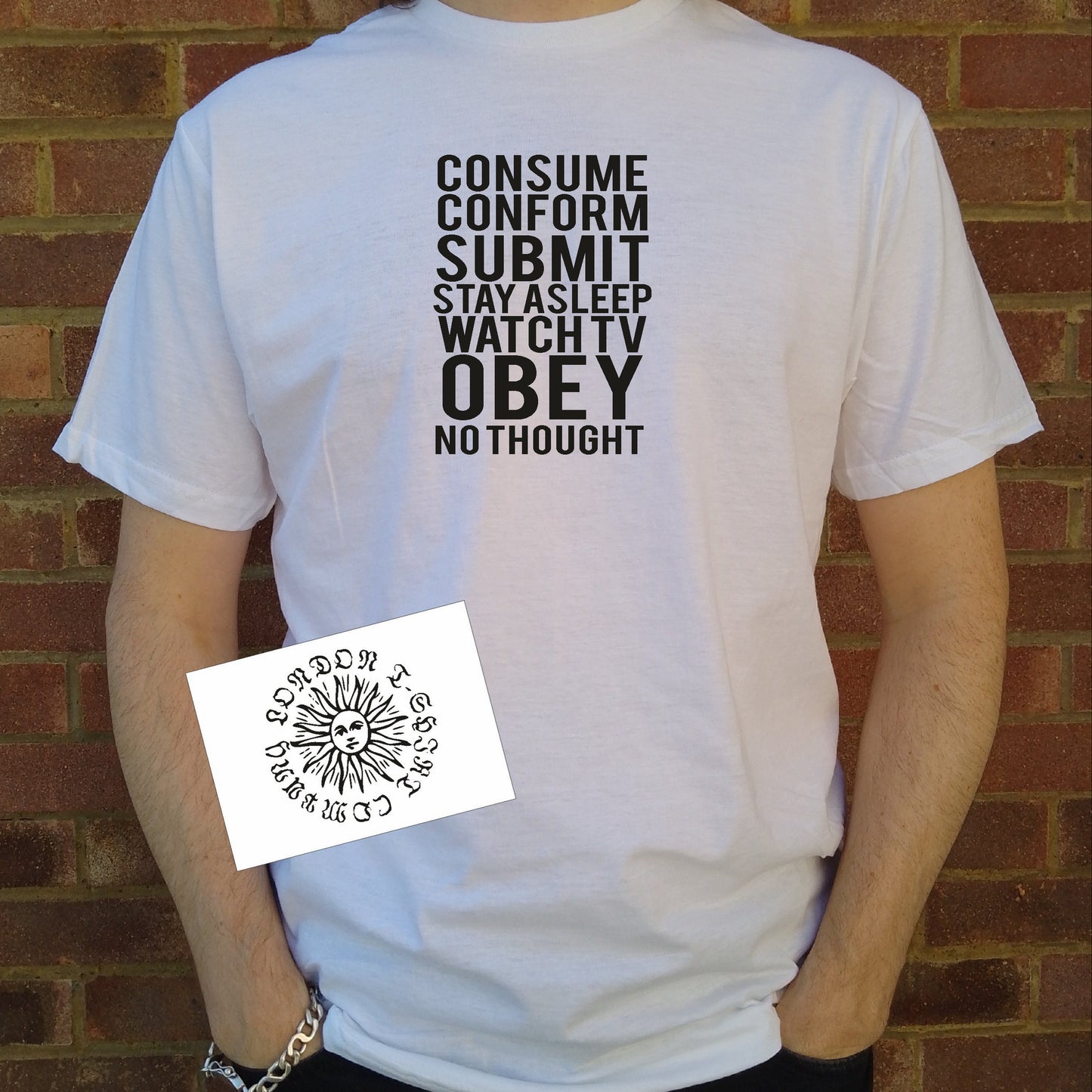 They Live T-Shirt - Commands, John Carpenter, 80's Cult Film, Various Colours