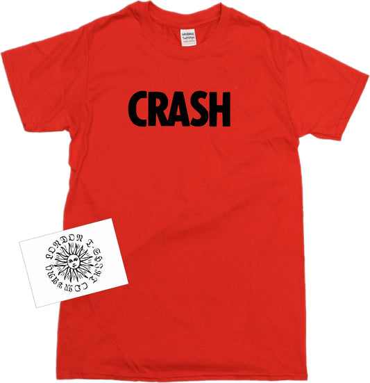 'Crash' T-Shirt - Inspired By J.G. Ballard, 70s Cult Novel, Various Colours