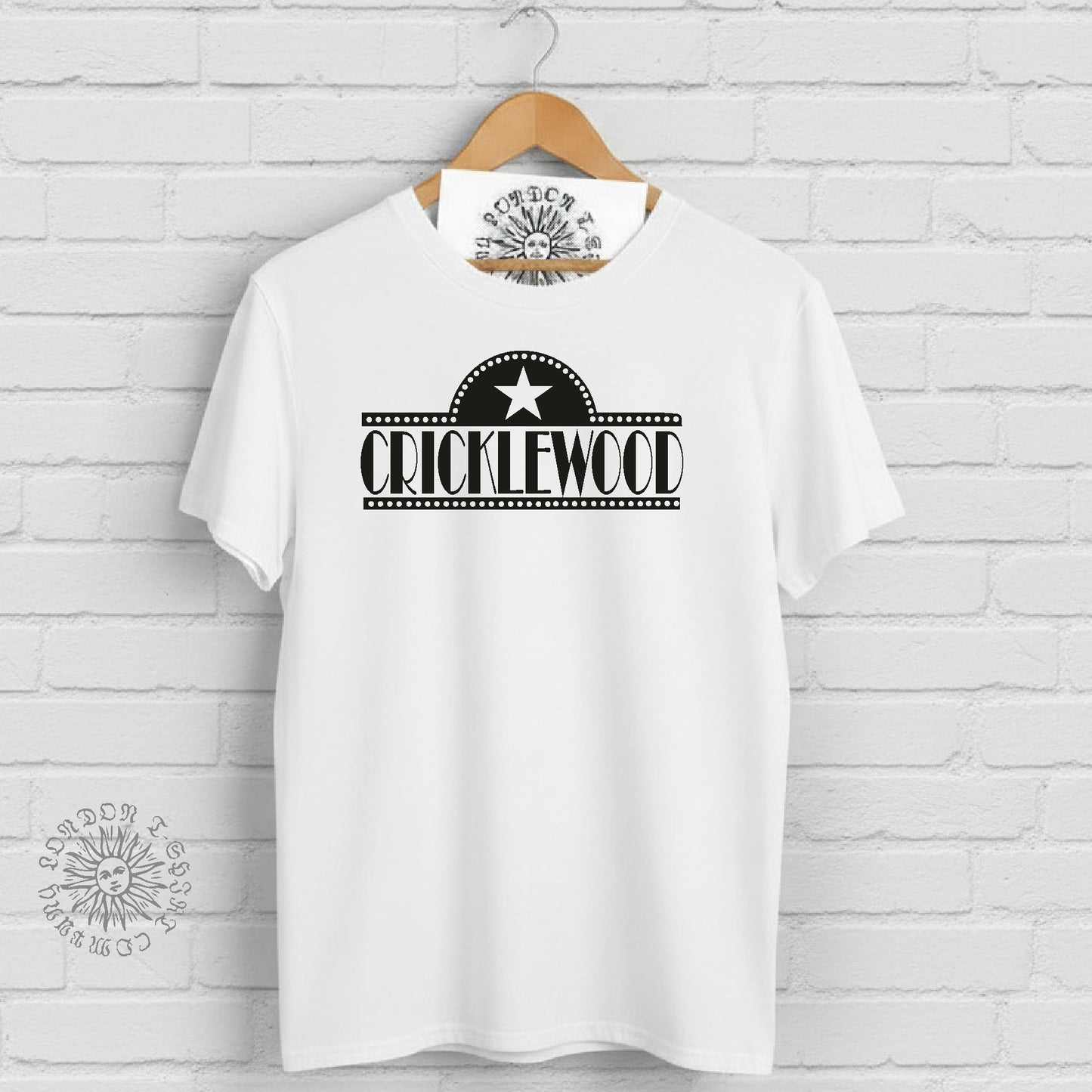 Cricklewood T-Shirt - London Souvenir, Hollywood Style