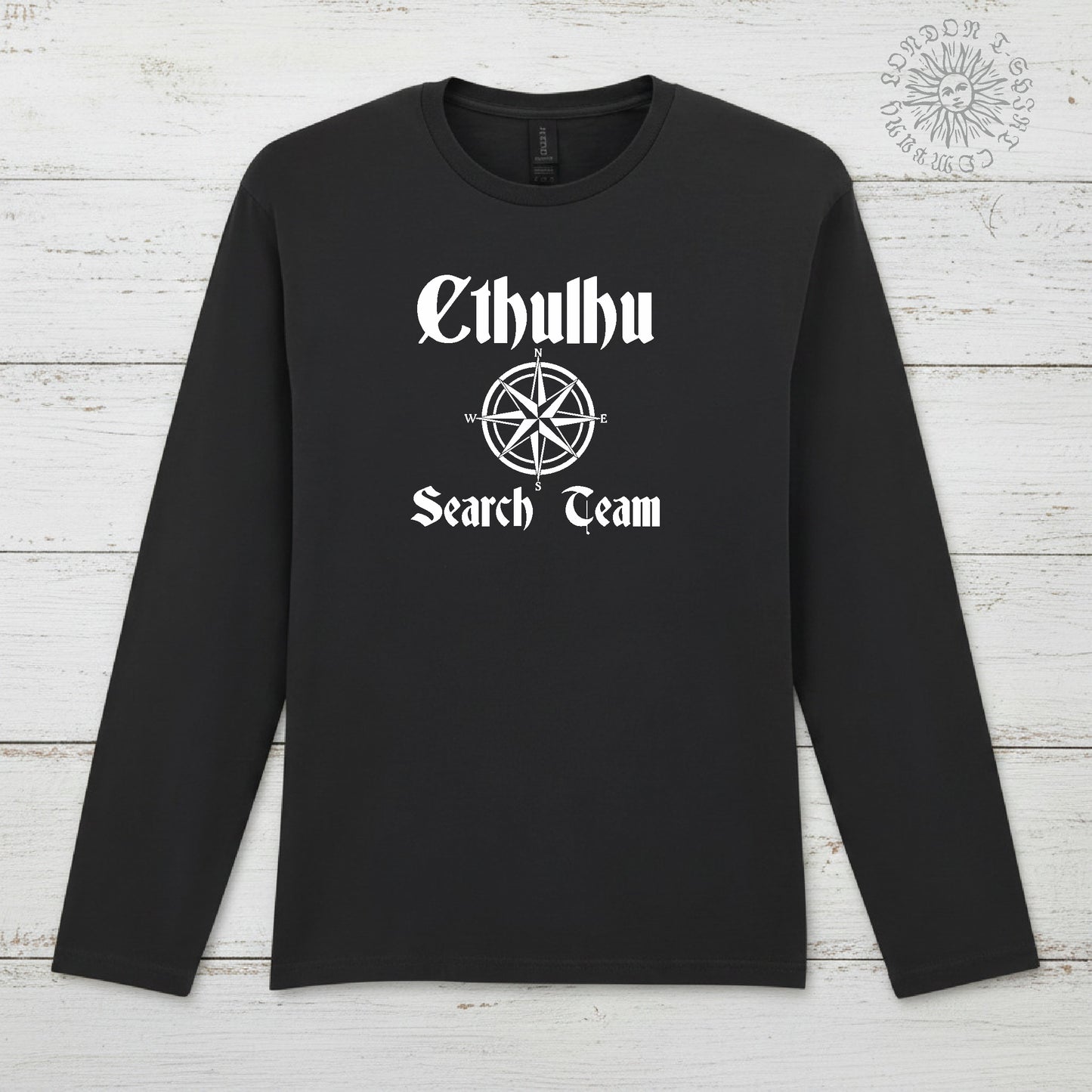 Cthulhu Long Sleeve T-Shirt: Search Team, H. P. Lovecraft, Weird Fantasy Horror, Various Colours
