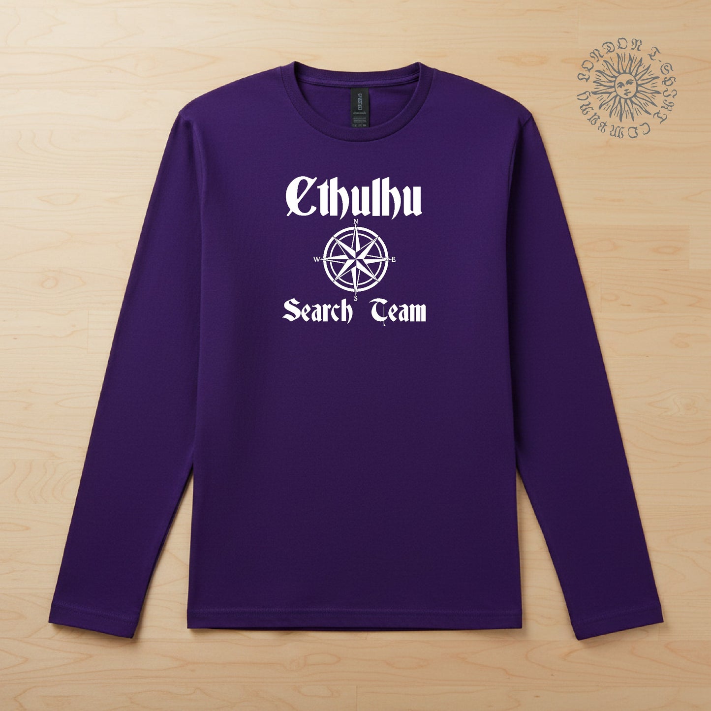 Cthulhu Long Sleeve T-Shirt: Search Team, H. P. Lovecraft, Weird Fantasy Horror, Various Colours
