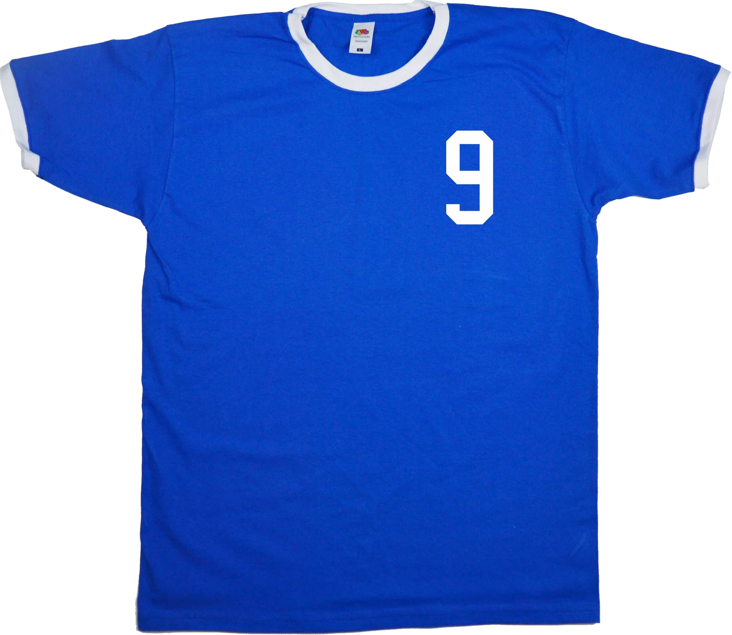 Custom Number Ringer T-Shirt - Retro College Style, Preppy Top, Pocket Varsity Number, Various Colours