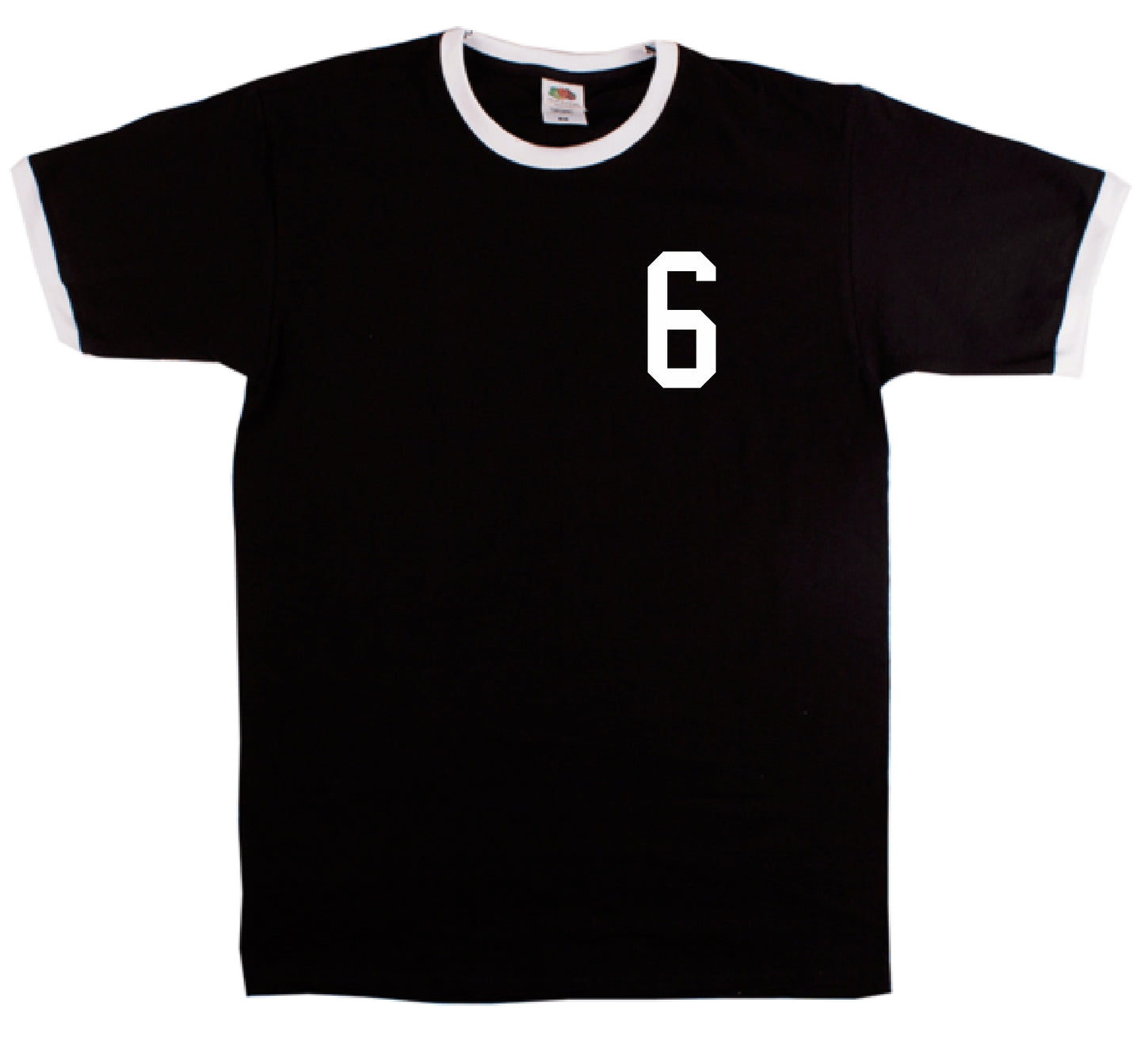 Custom Number Ringer T-Shirt - Retro College Style, Preppy Top, Pocket Varsity Number, Various Colours