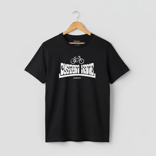 Personalised Custom Print Mountain Bike T-Shirt - Retro Cycling, 60s, 70s, Various Colours