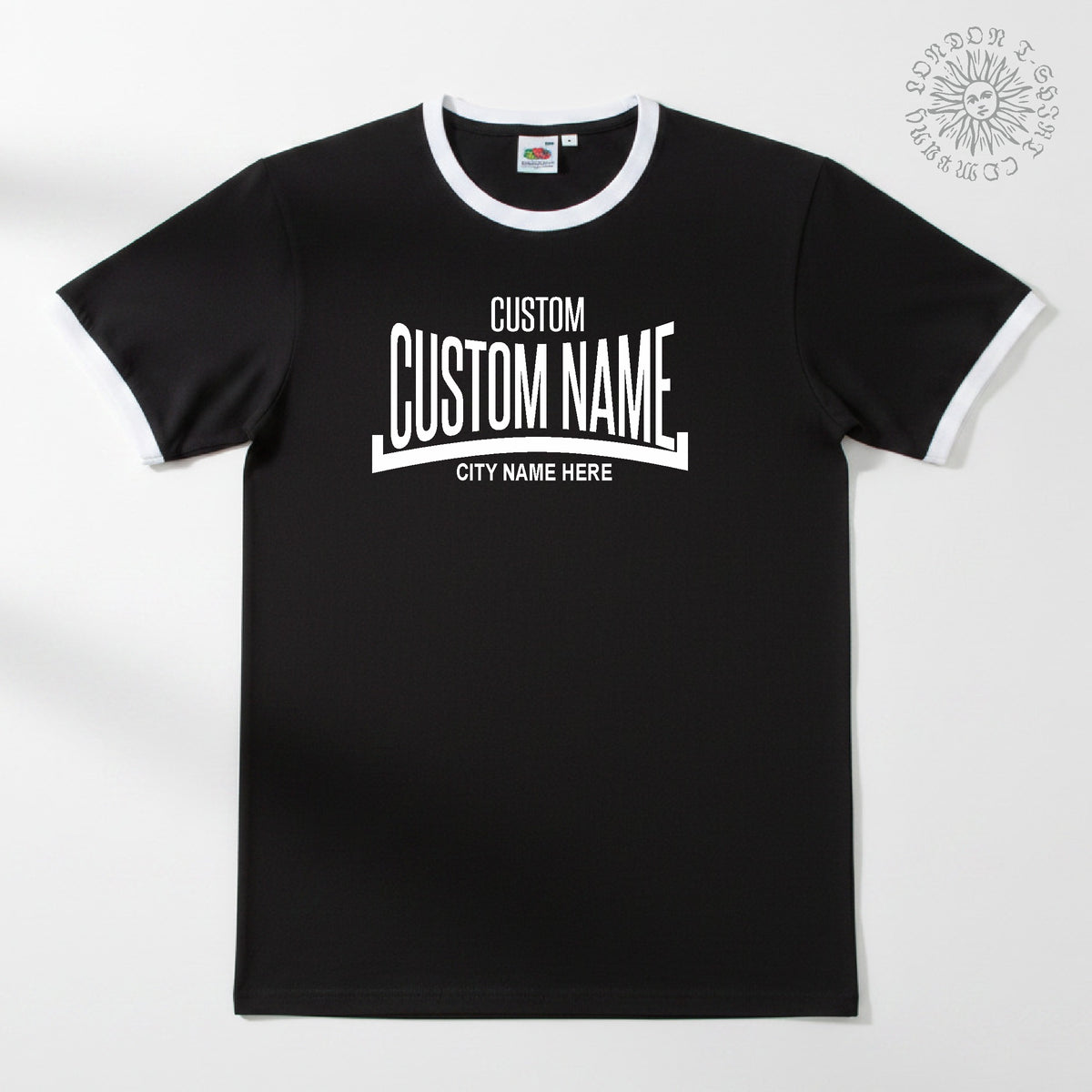 Personalised Custom Printed Retro Boxing Logo T-Shirt - Sub Culture, Football S-3XL