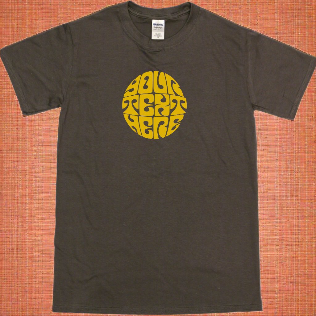 Custom Printed T-Shirt - Circle Logo, Counter Culture, Various Colours