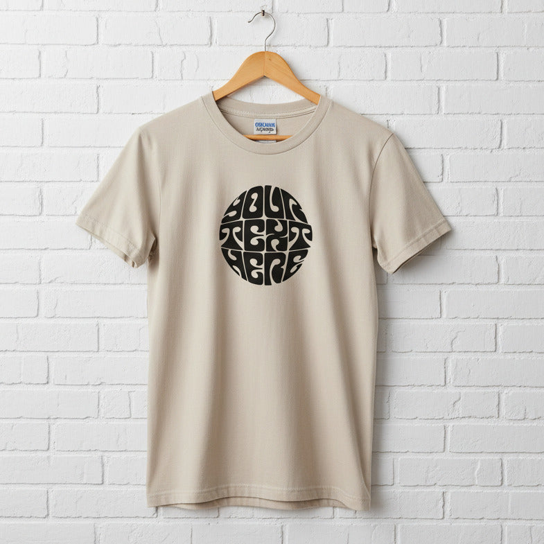 Custom Printed T-Shirt - Circle Logo, Counter Culture, Various Colours