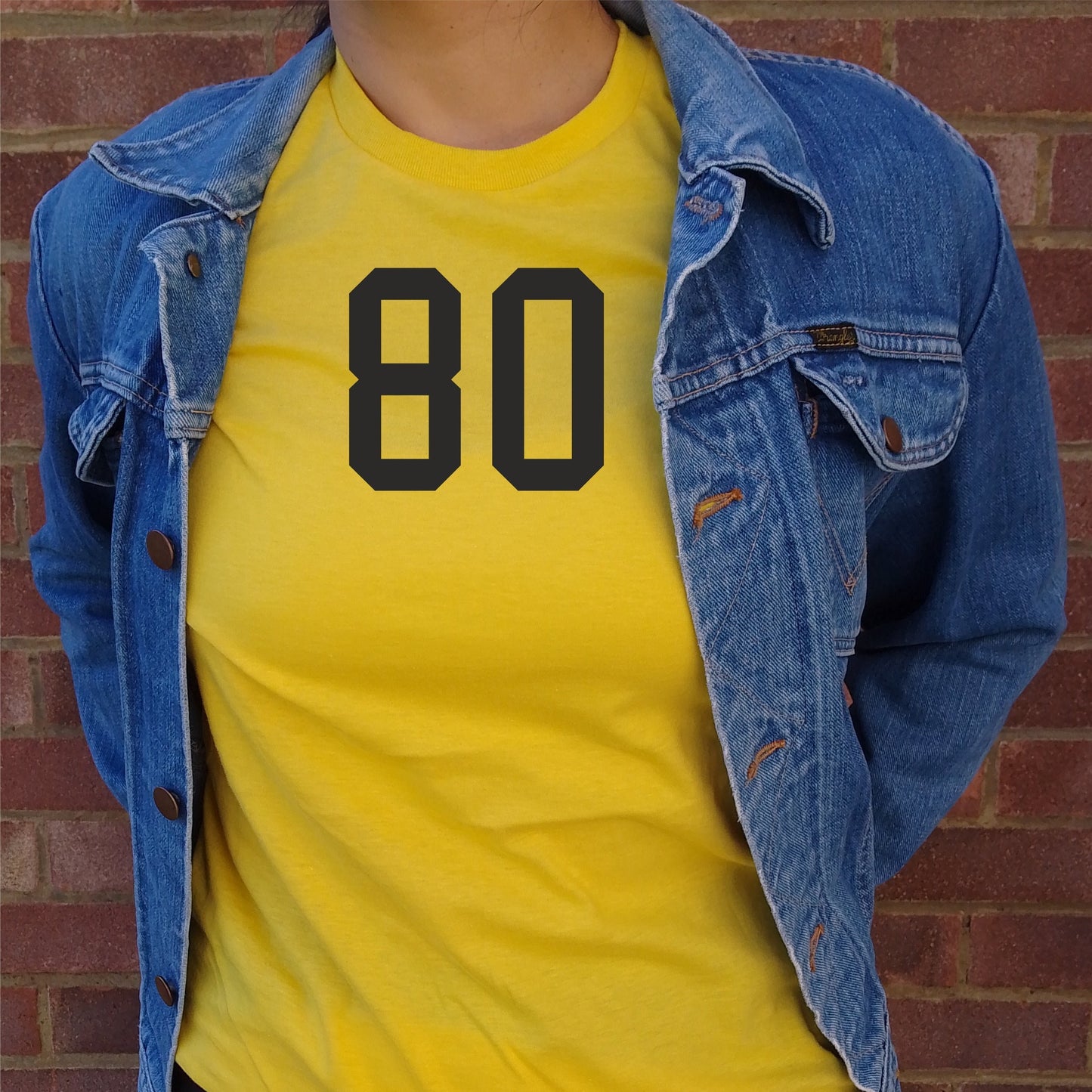 Custom Print Varsity Number T-Shirt - Personalised Ivy League, Retro College Style, Various Colours (Copy)