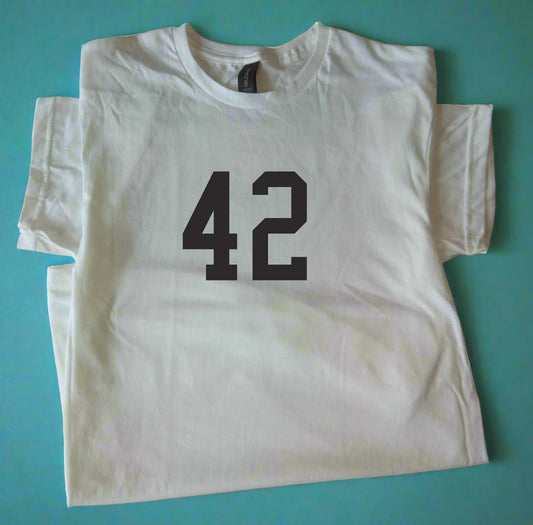 Custom Print Varsity Number T-Shirt - Personalised Ivy League, Retro College Style, Various Colours (Copy)