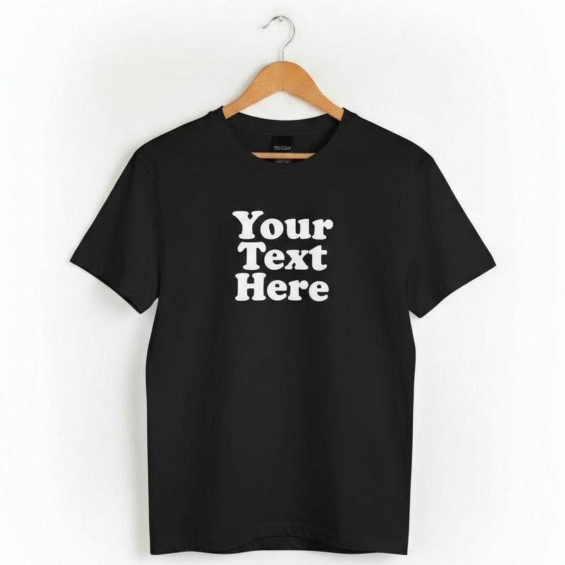 Custom Printed T-Shirt - Retro 70s Style, Personalised, Various Colours