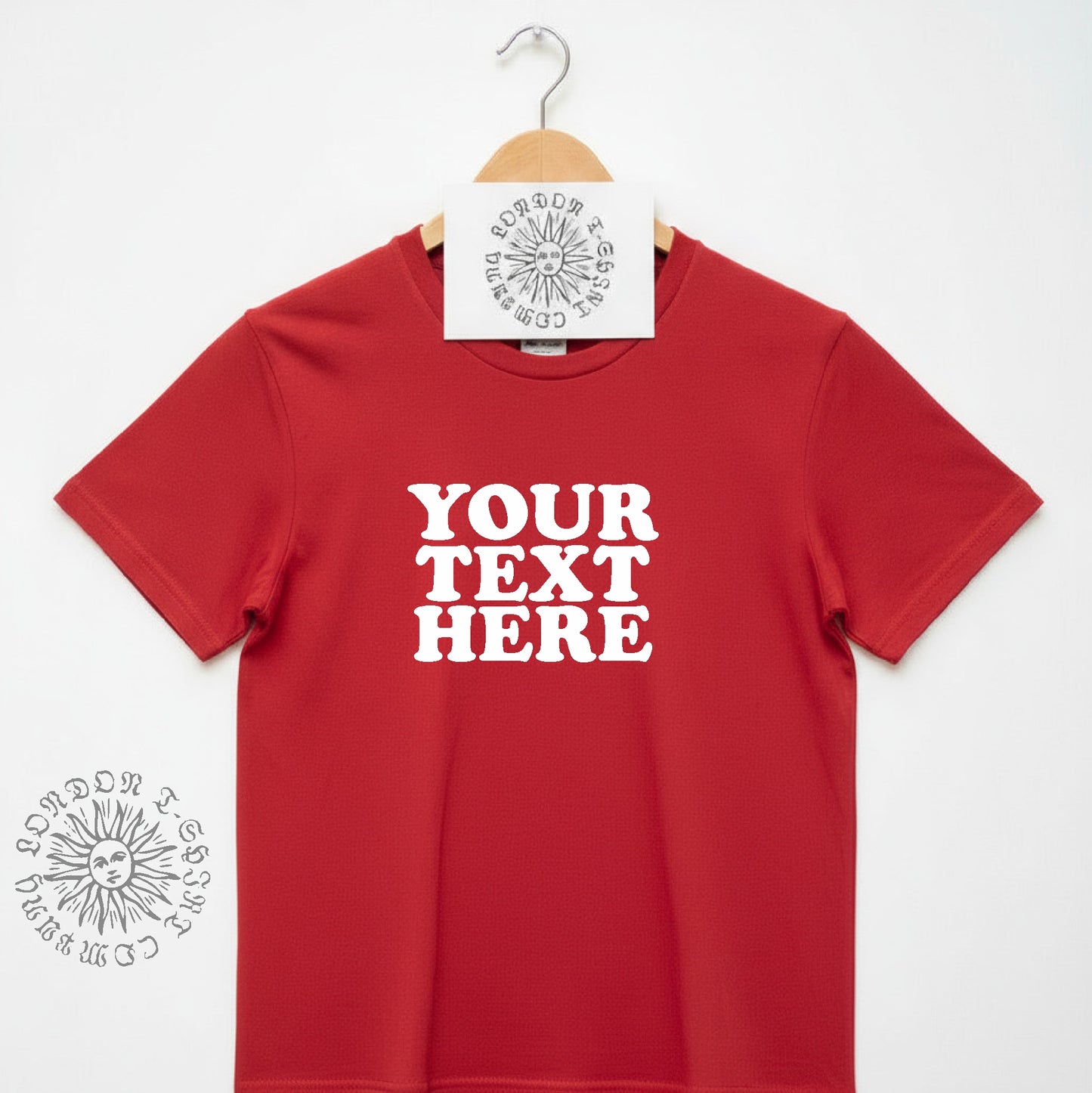 Custom Printed T-Shirt - Retro 70s Style, Personalised, Various Colours