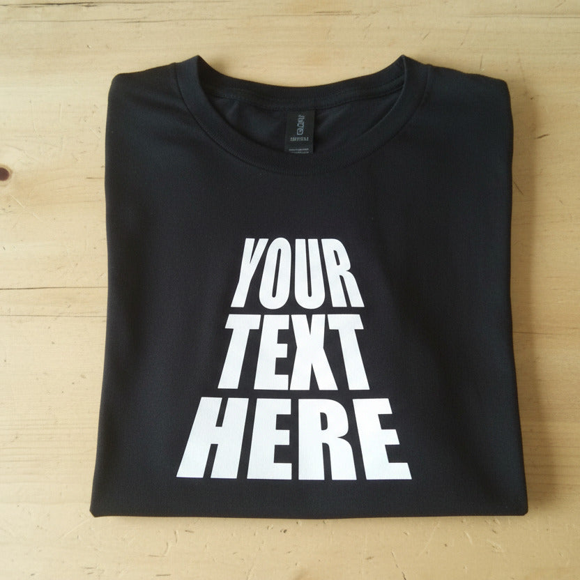 Custom Print T-Shirt - Personalised Impact, Various Colours