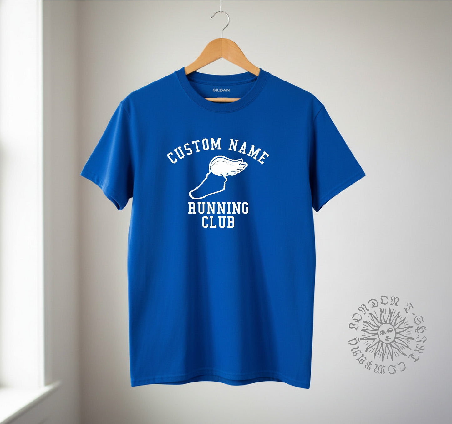 Custom Running Club T-Shirt - Personalised Top, Various Colours