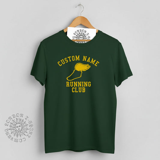 Custom Running Club T-Shirt - Personalised Top, Various Colours