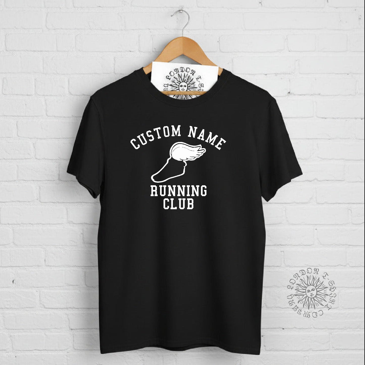 Custom Running Club T-Shirt - Personalised Top, Various Colours