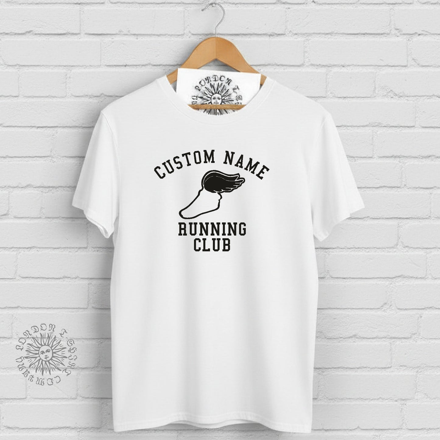 Custom Running Club T-Shirt - Personalised Top, Various Colours