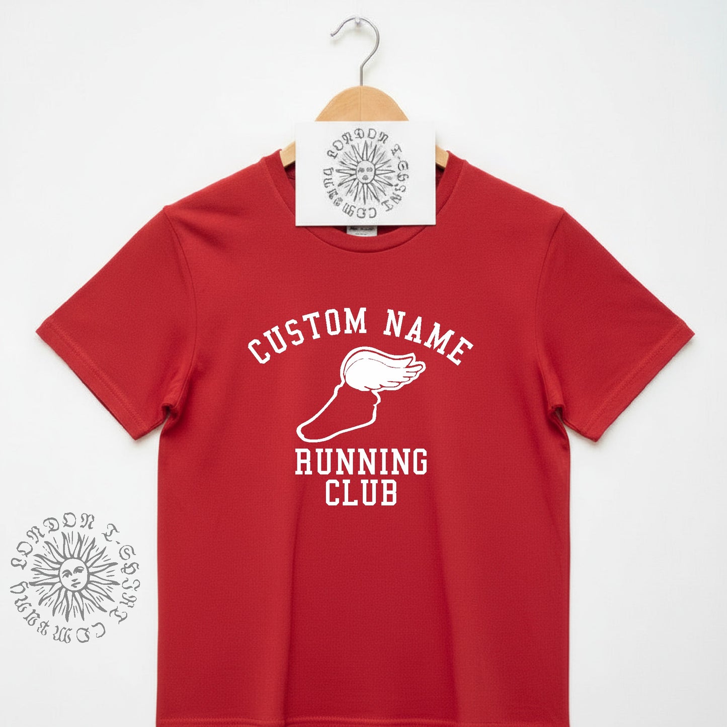 Custom Running Club T-Shirt - Personalised Top, Various Colours