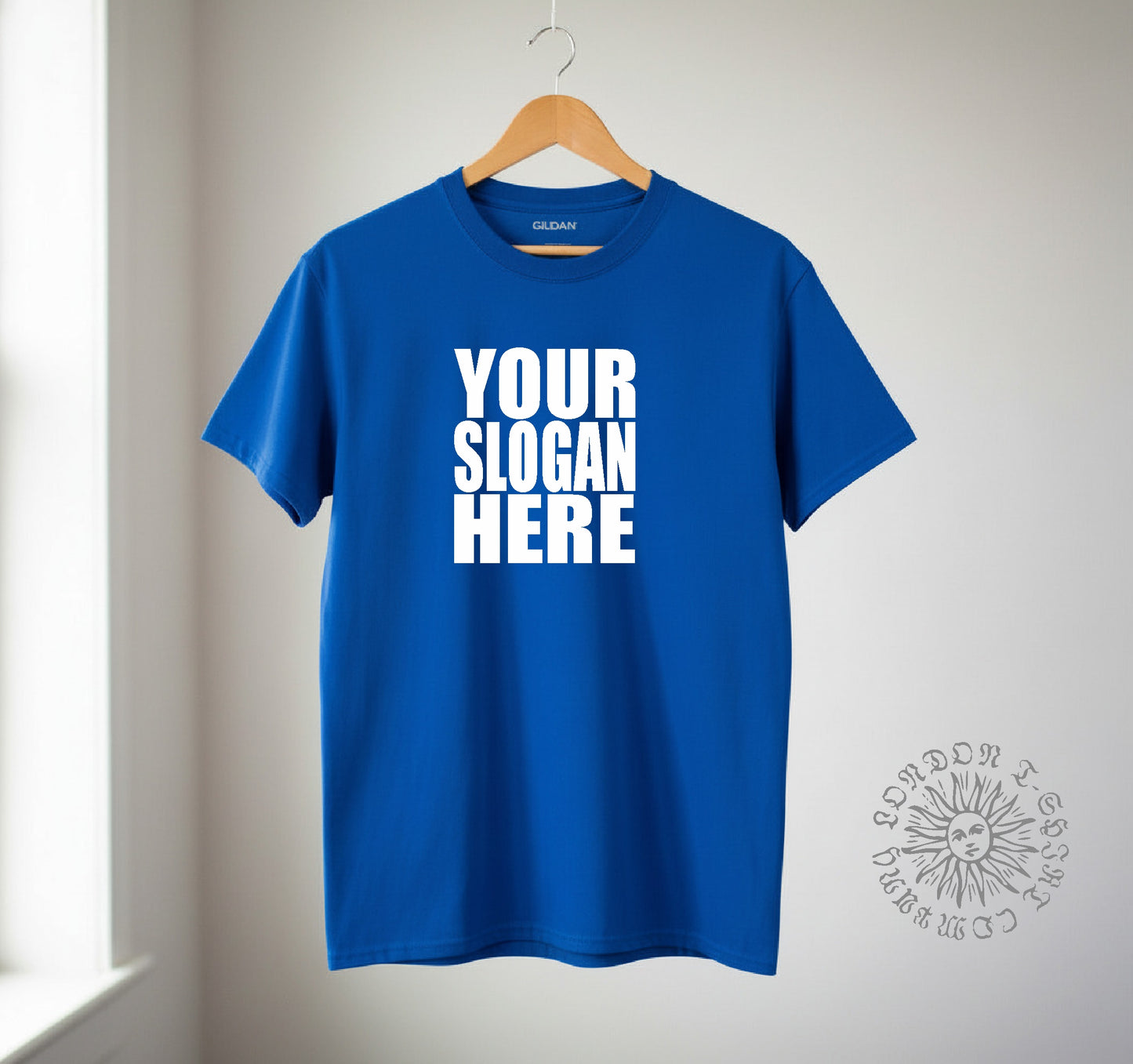 Custom Print Slogan T-Shirt: Impact, Various Colours