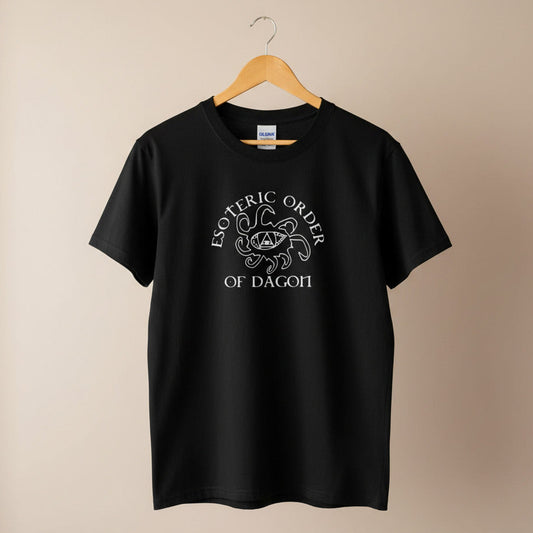 Esoteric Order of Dagon T-Shirt - HP Lovecraft Inspired, Horror, Literature, S-XXL