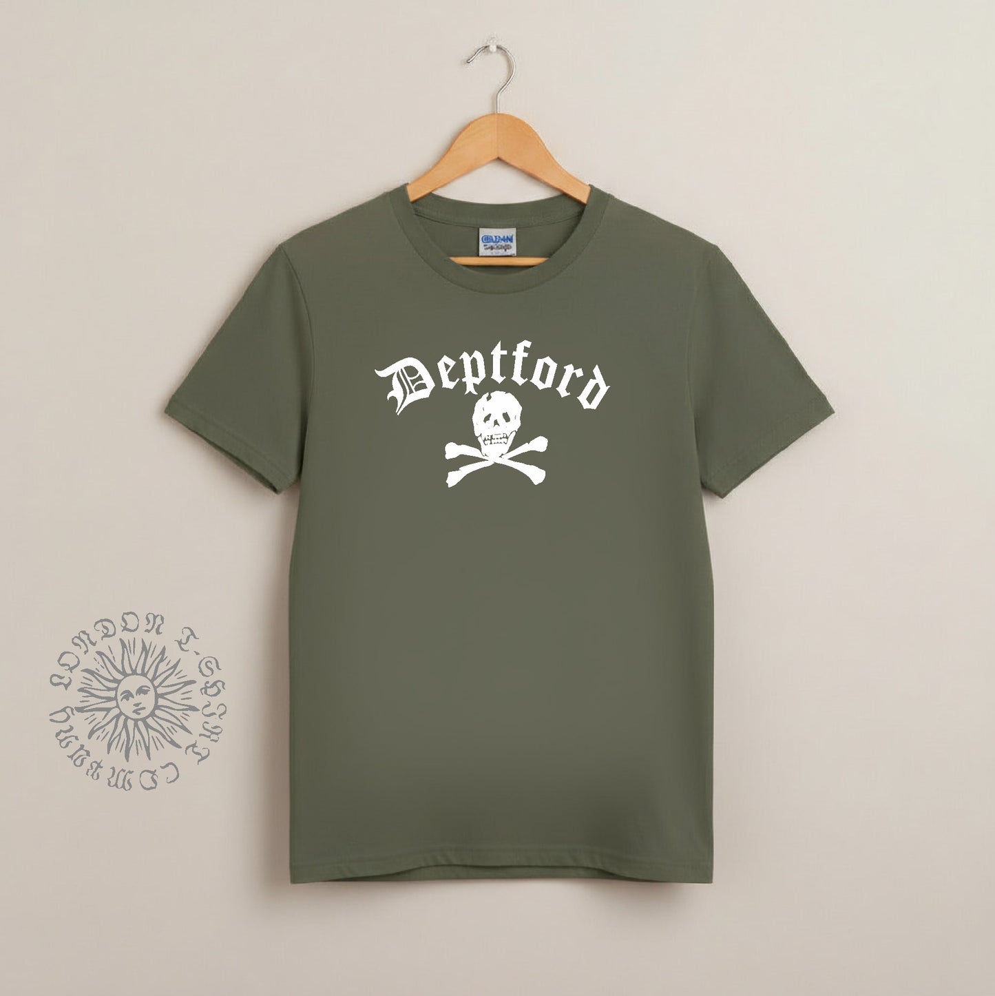 Deptford, Skull T-Shirt - South London Souvenir, Various Colours