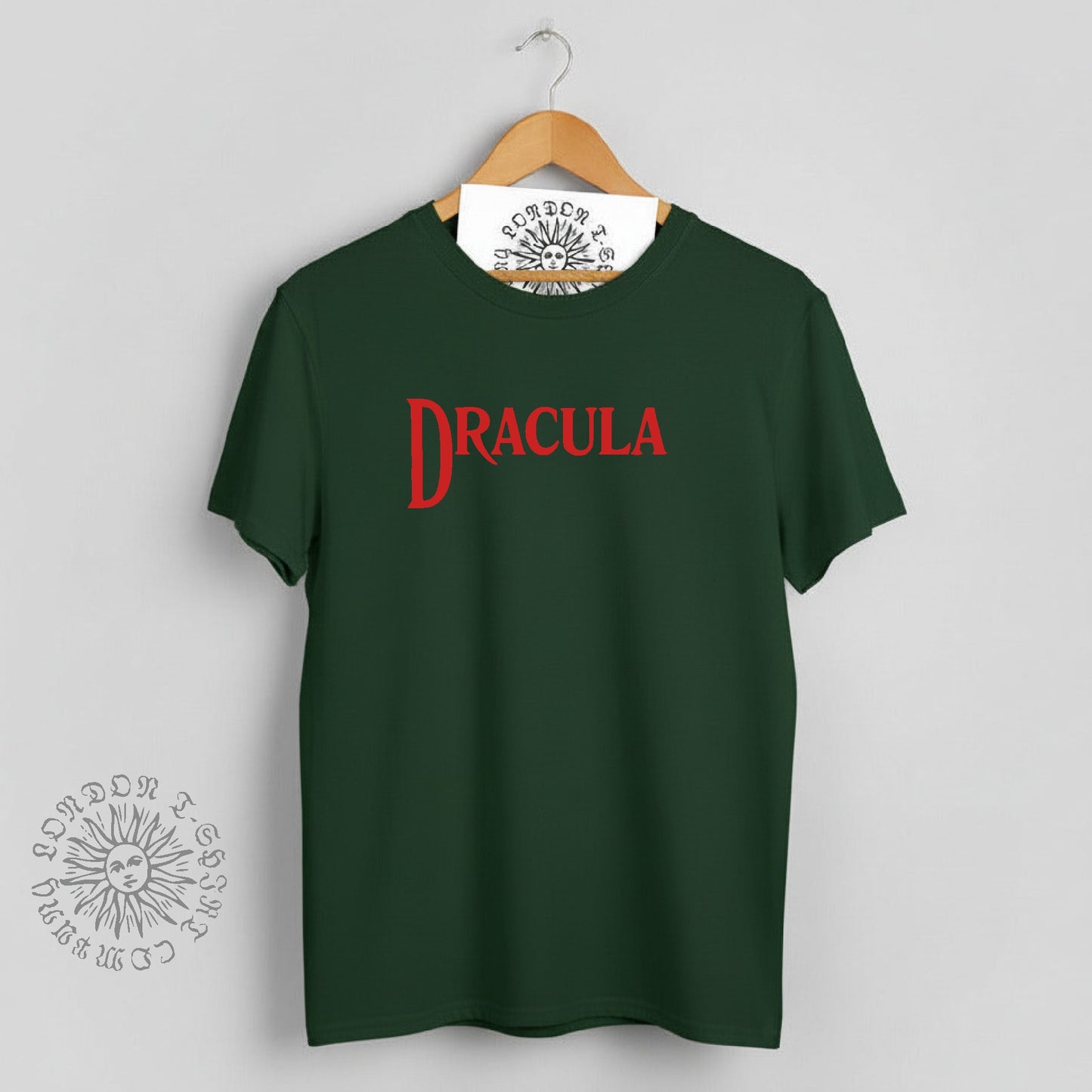 Dracula Unisex T-Shirt - Gothic Horror, Halloween,  Bram Stoker, Also In Black