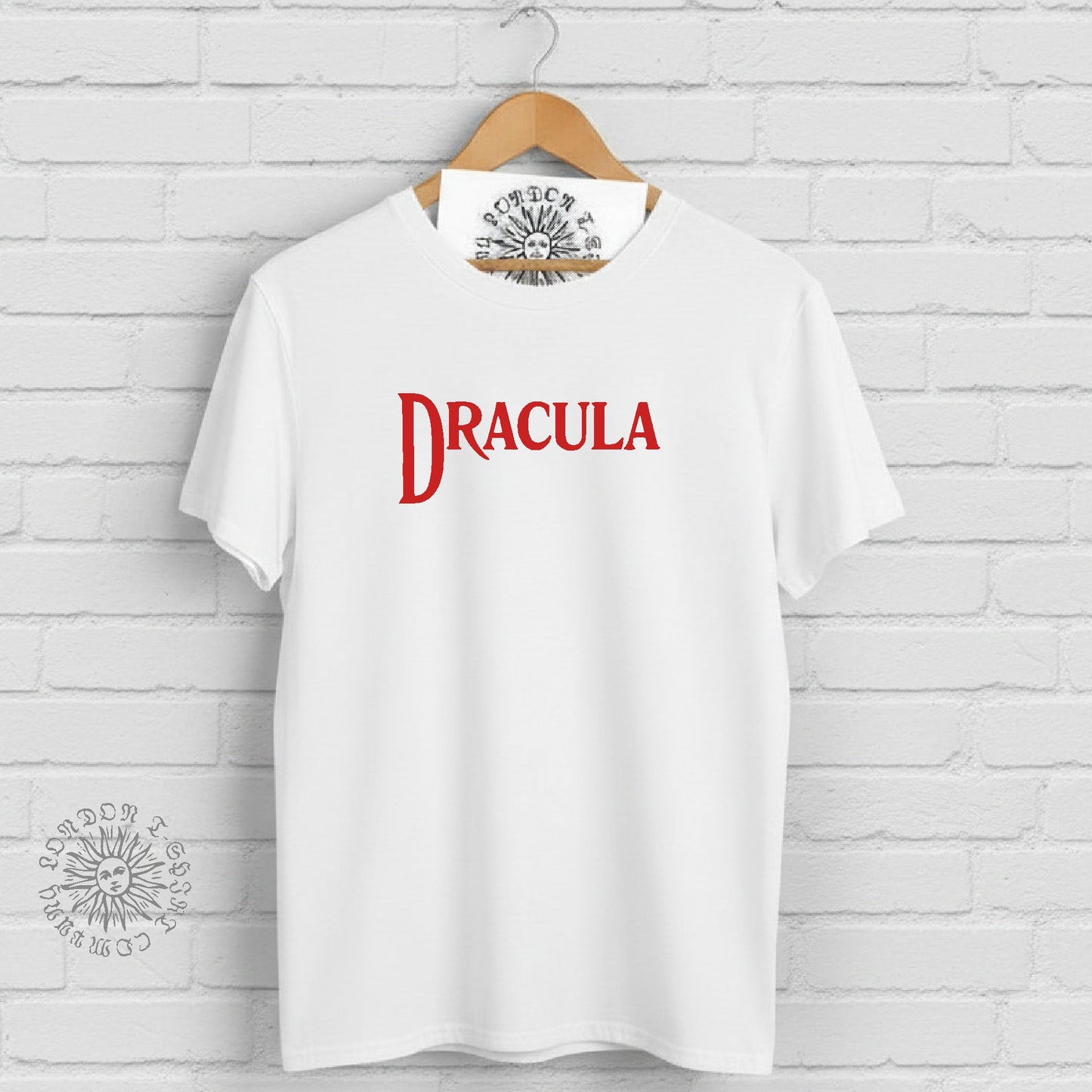 Dracula Unisex T-Shirt - Gothic Horror, Halloween,  Bram Stoker, Also In Black