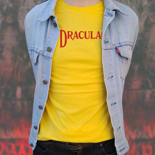 Dracula Unisex T-Shirt - Gothic Horror, Halloween,  Bram Stoker, Also In Black