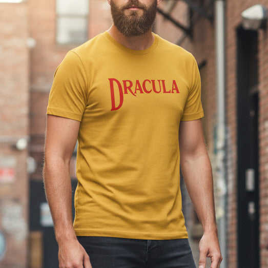 Dracula Unisex T-Shirt - Gothic Horror, Halloween,  Bram Stoker, Also In Black
