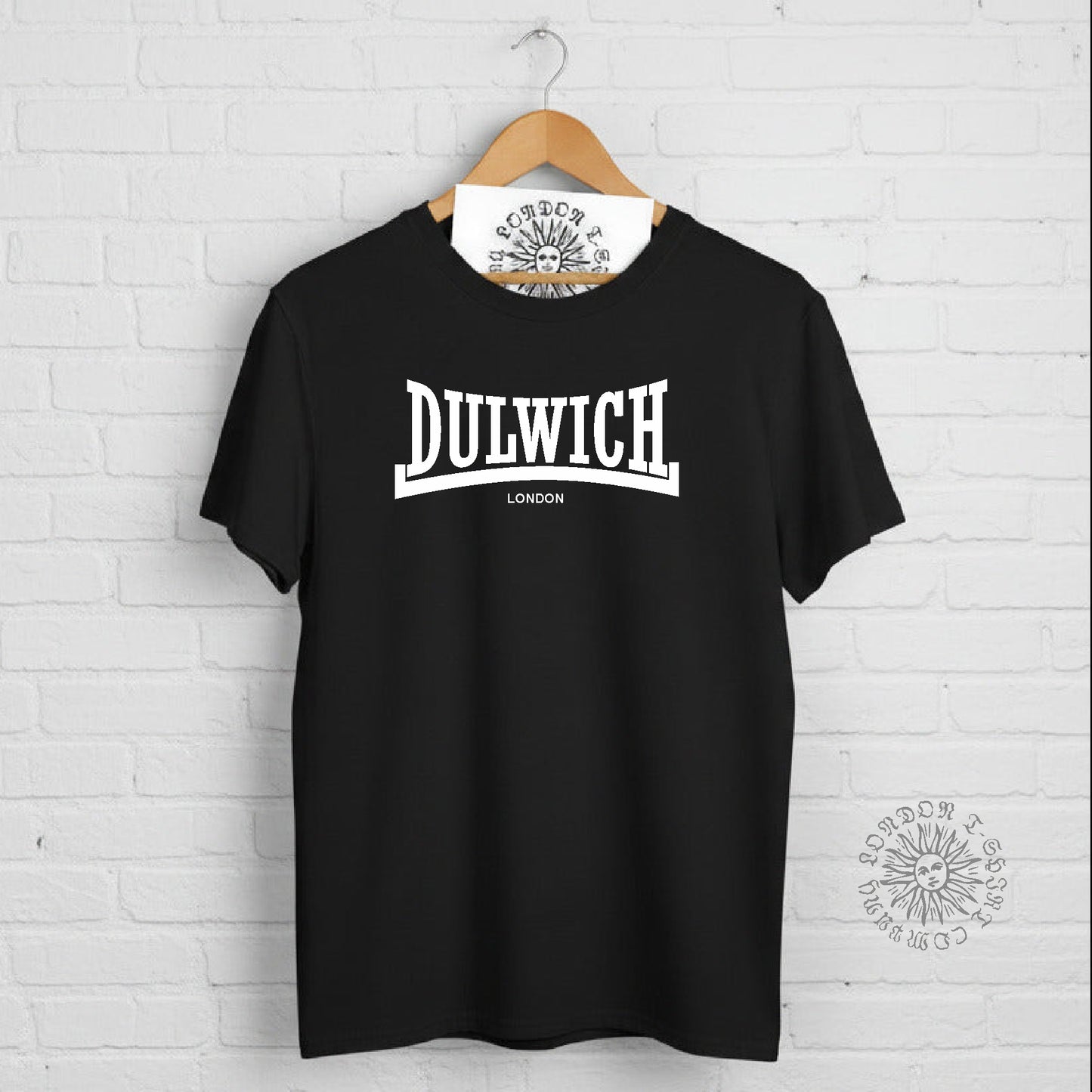 Dulwich T-Shirt - South London Souvenir, Custom Print Available, Various Colours