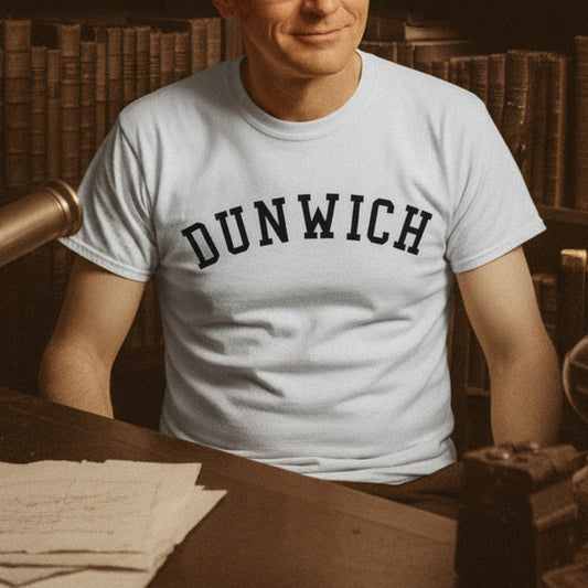 Dunwich Souvenir T-Shirt - Supernatural, Suffolk, Ghosts, H.P. Lovecraft, Various Colours