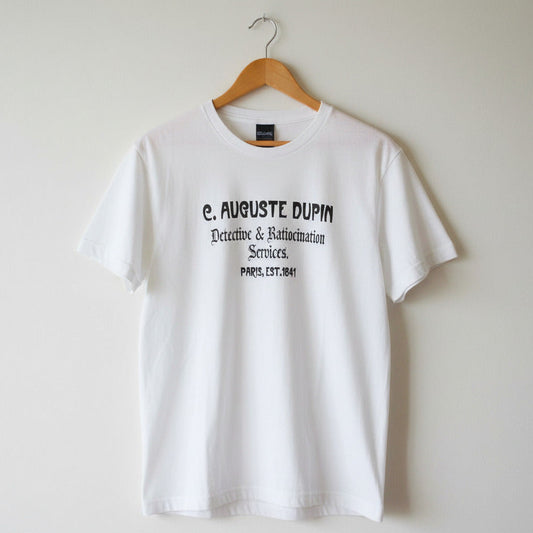 C. Auguste Dupin T-Shirt - Detective & Ratiocination Services 1841, Edgar Allan Poe Inspired Top