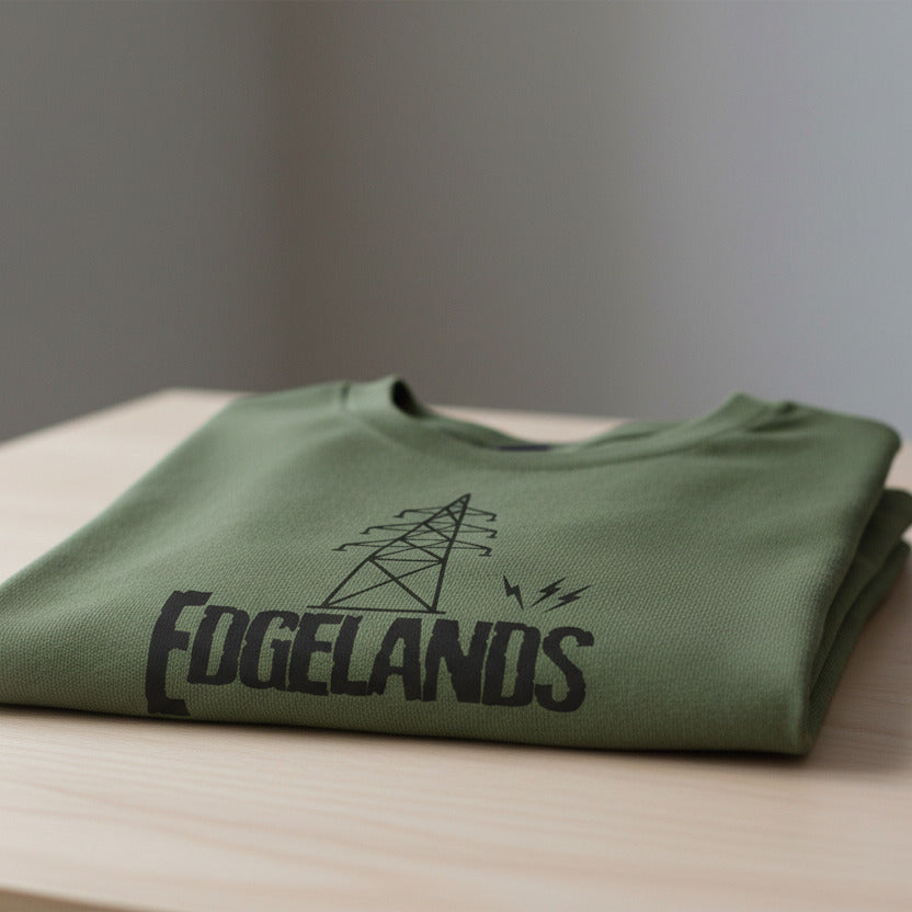 Edgelands 'Pylon' T-Shirt - Organic Cotton, Psychogeography, Various Colours