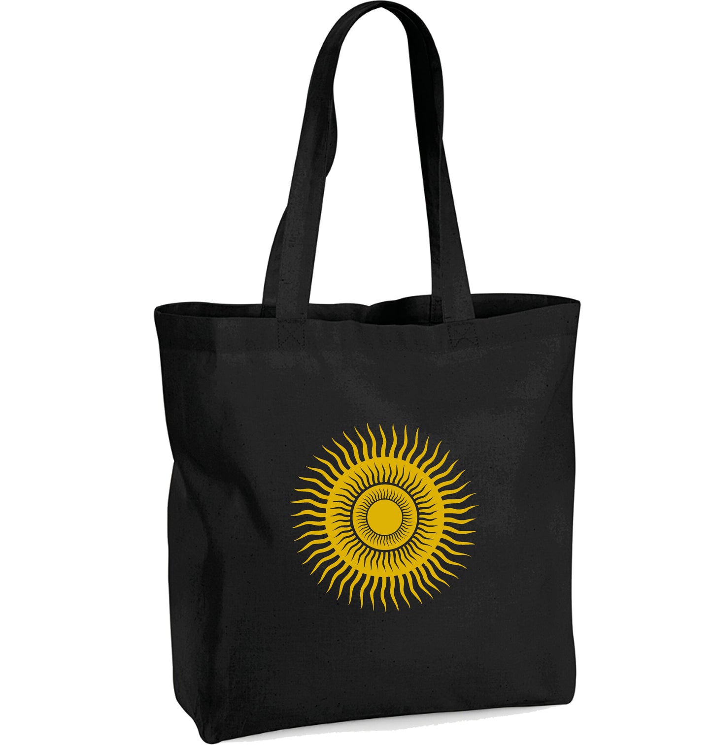 Psychedelic Sun Symbol Organic Cotton Tote Bag - Eye, Psych, Sub Culture