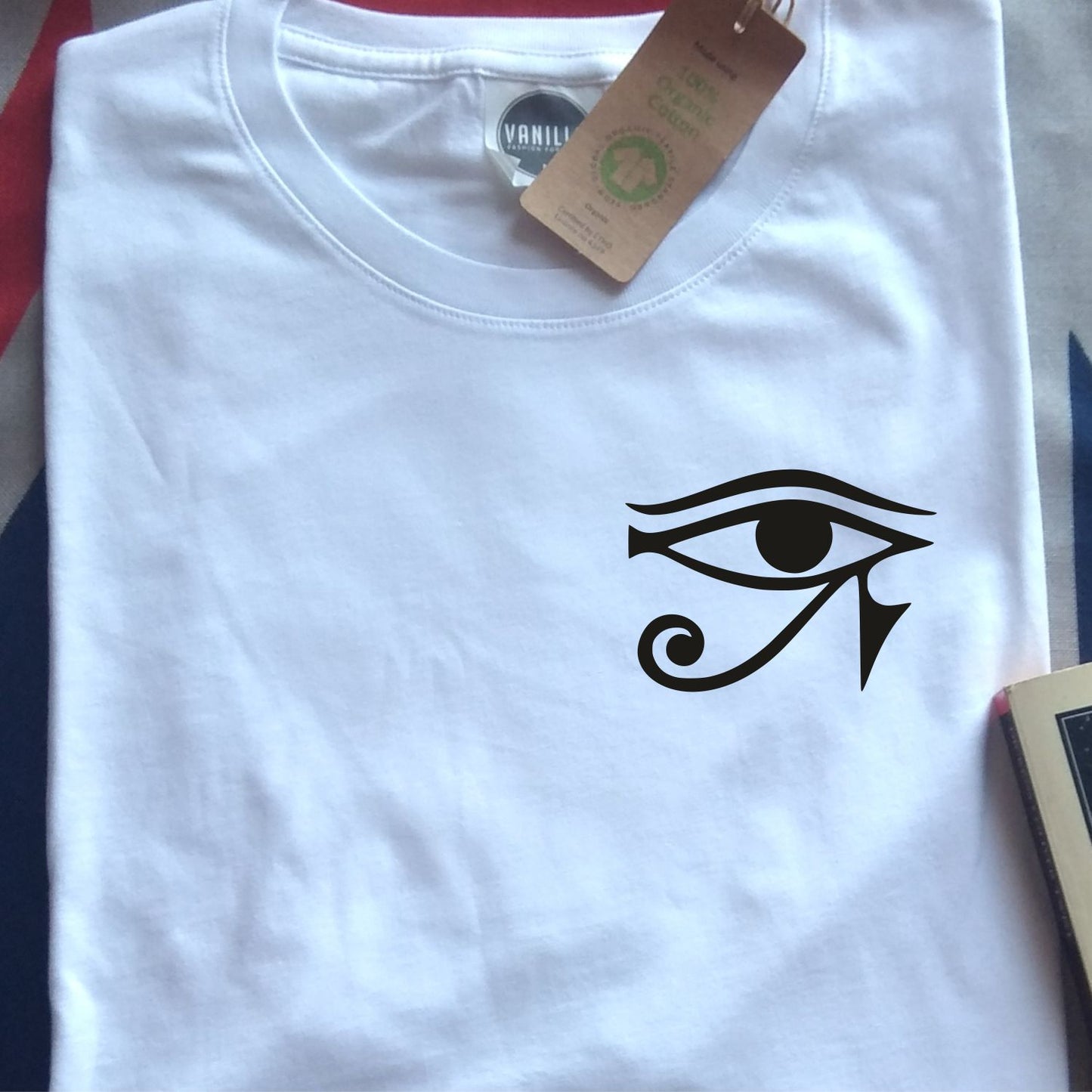 Eye Of Horus Symbol Organic cotton T-Shirt - Egyptian, S-XXL