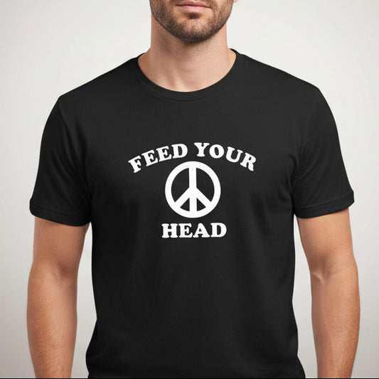 Feed Your Head T-Shirt - Psychedelic, 60s Counter Culture, Various Colours