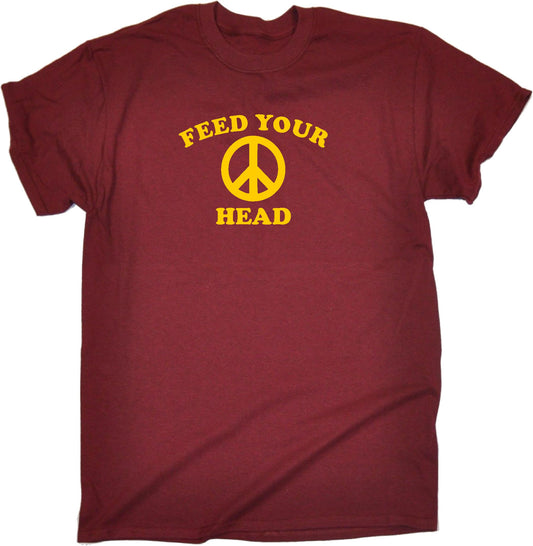 Feed Your Head T-Shirt - Psychedelic, 60s Counter Culture, Various Colours