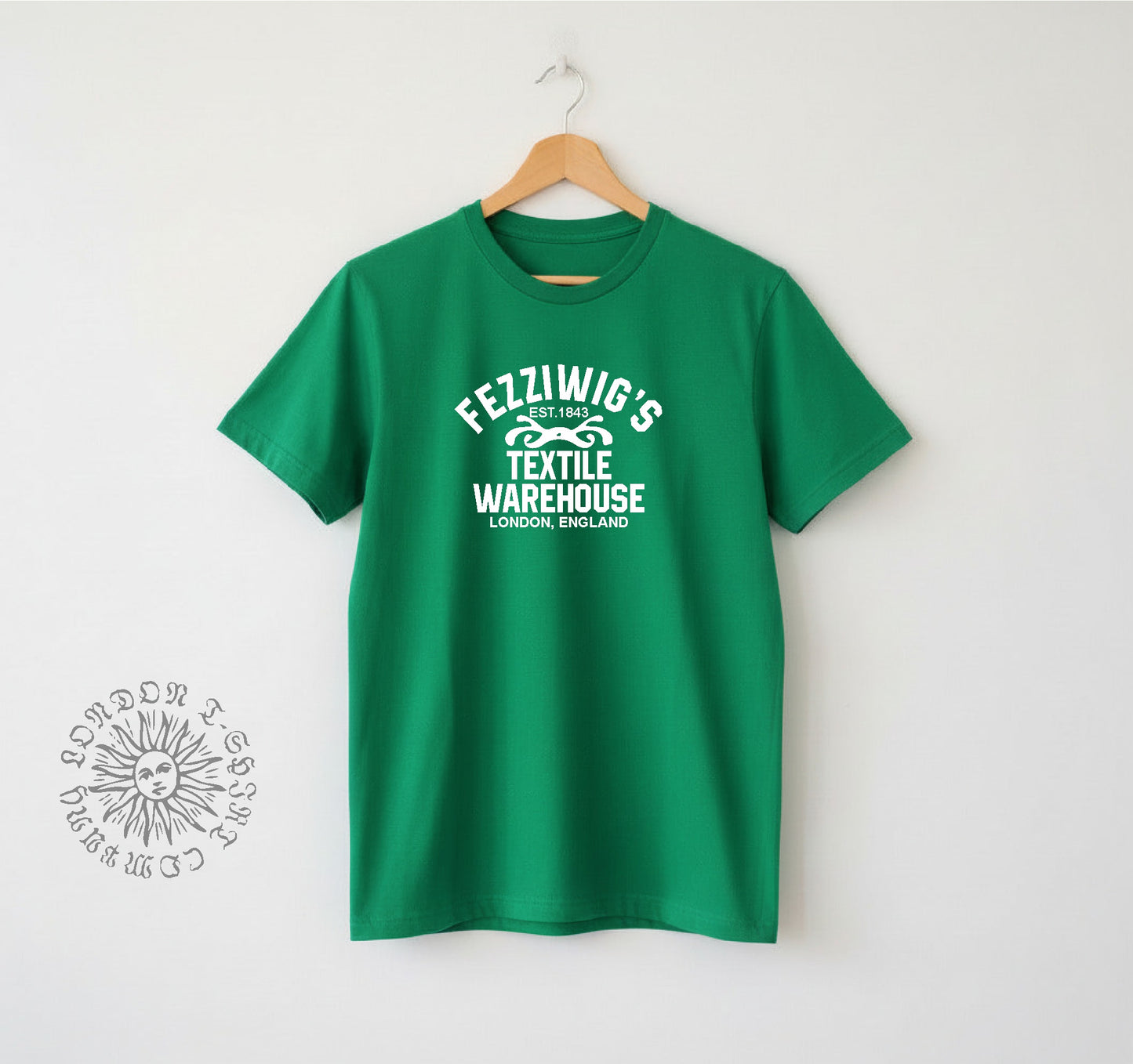 Fezziwig's Warehouse T-Shirt - A Christmas Carol, Charles Dickens, Gift, Various Colours