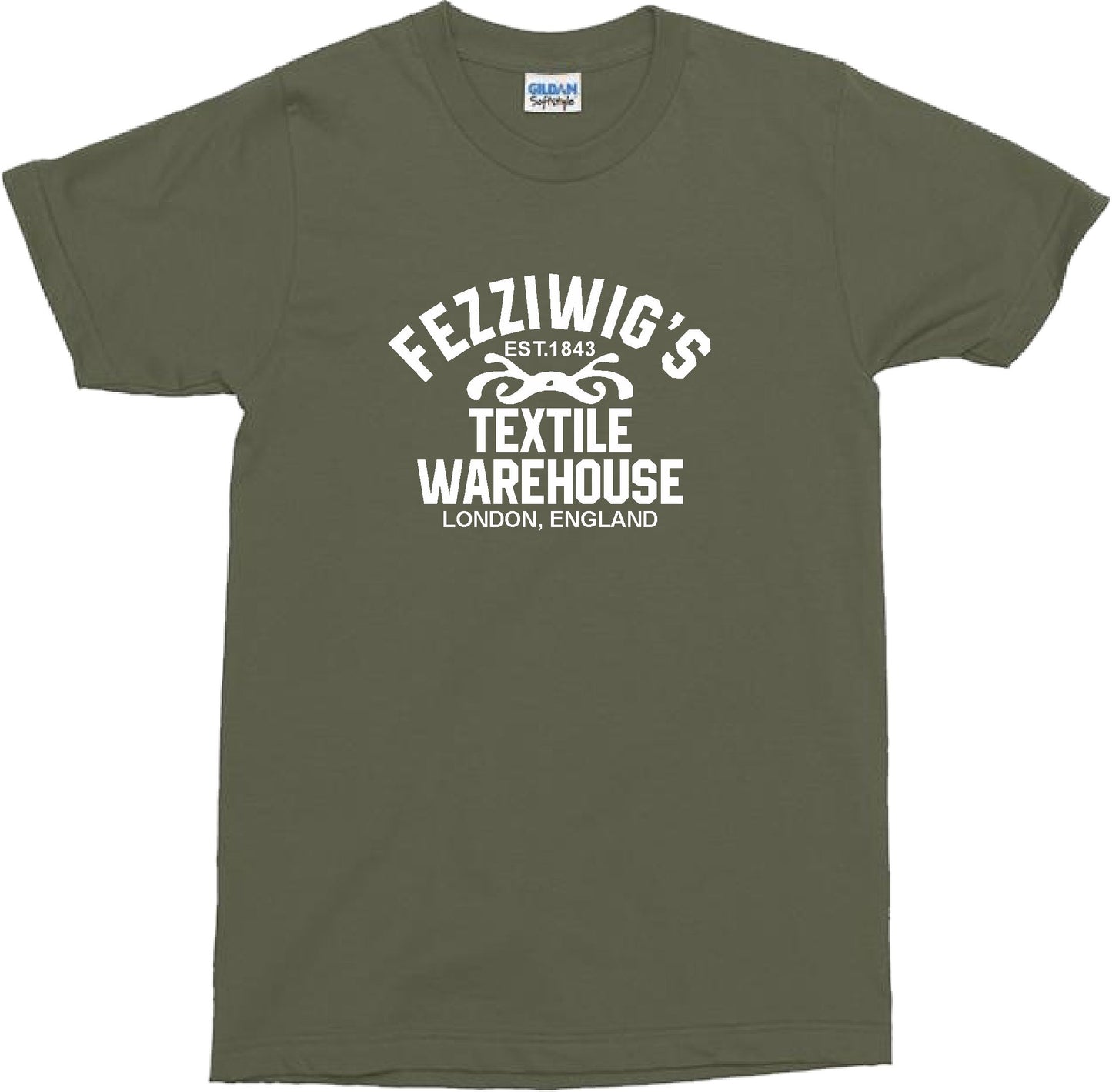 Fezziwig's Warehouse T-Shirt - A Christmas Carol, Charles Dickens, Gift, Various Colours