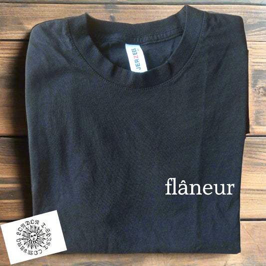 Flâneur T-Shirt - Walking, Stroller, Organic Cotton,  Various Colours