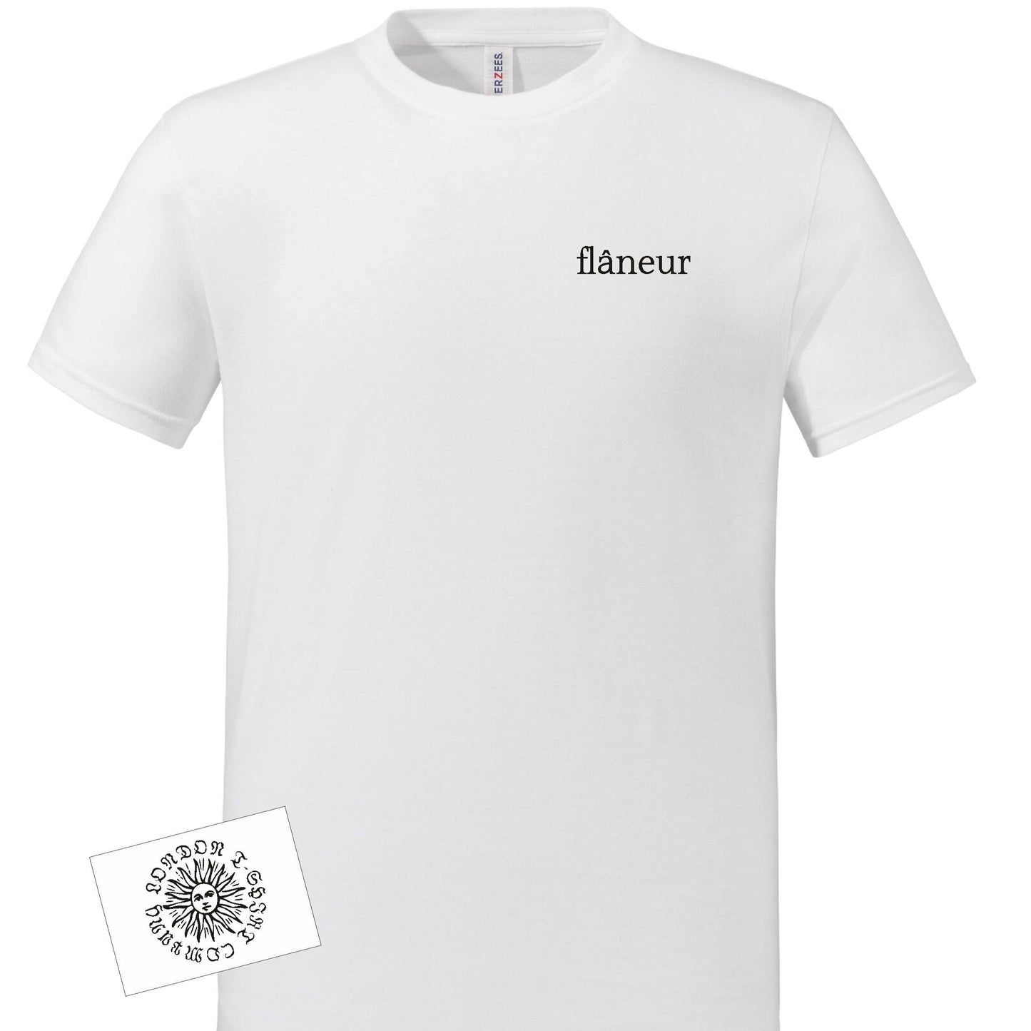 Flâneur T-Shirt - Walking, Stroller, Organic Cotton,  Various Colours