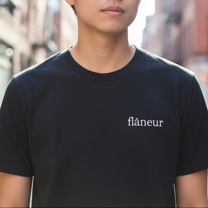 Flâneur T-Shirt - Walking, Stroller, Organic Cotton,  Various Colours