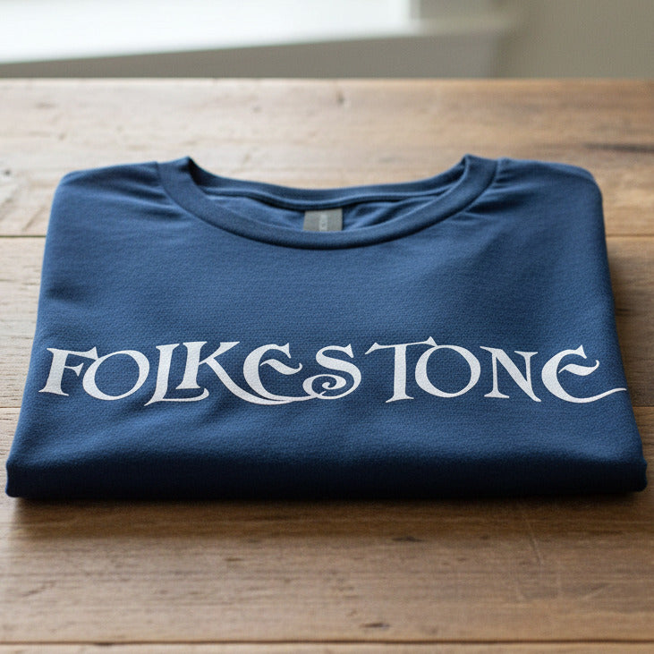 Folkestone T-Shirt - Kent, England Souvenir, Various Colours