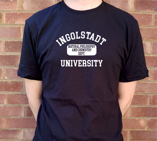 Frankenstein University T-Shirt - Literature, Gothic Horror, Ingolstadt, S-XXL