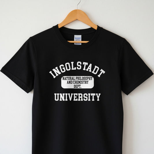 Frankenstein University T-Shirt - Literature, Gothic Horror, Ingolstadt, S-XXL