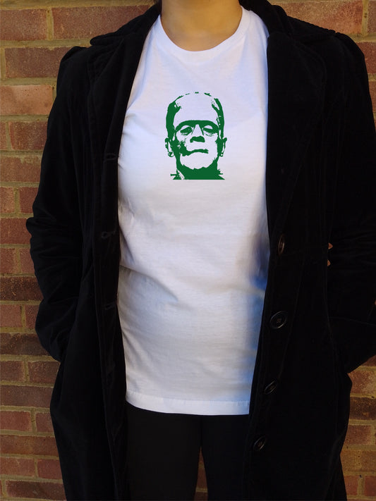 Frankenstein T-Shirt - Gothic Horror Icon, Boris Karloff, Various Colours