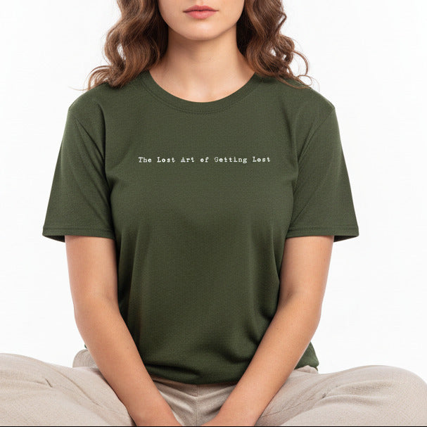 The Lost Art of Getting Lost T-Shirt: Organic Cotton, Various Colours