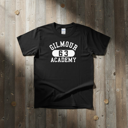 Gilmour Academy 63 T-Shirt -, Retro College Style, S-XXL