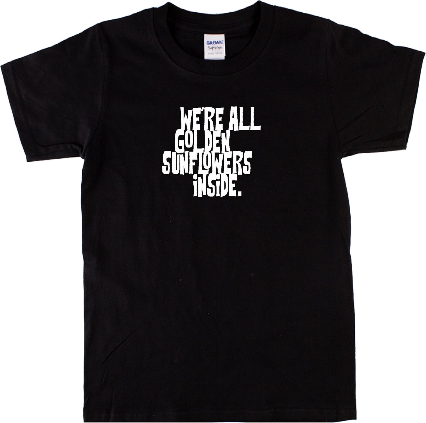 Allen Ginsberg 'Golden Sunflowers' Slogan T-Shirt - Literature, Various Colours