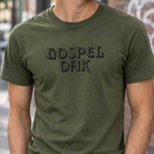 Gospel Oak T-Shirt - Retro London Souvenir, Camden, Hampstead, Various Colours