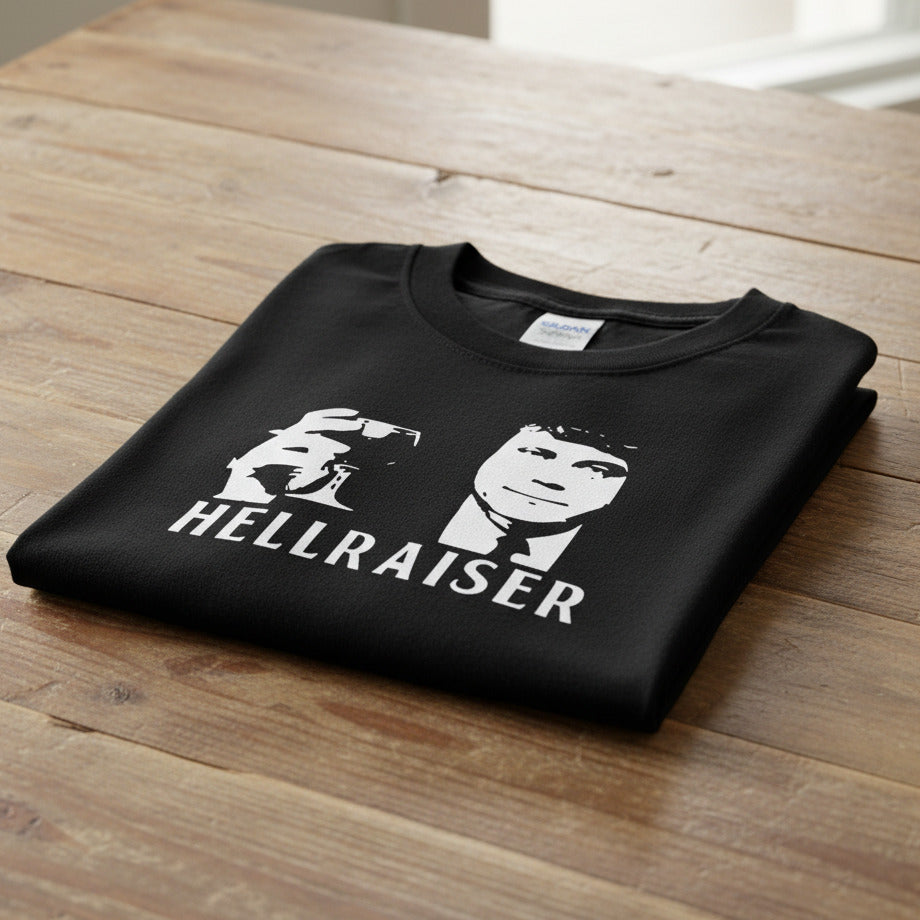 Oliver Reed 'Hellraiser' T-Shirt - British Actor, Legend, Size Small